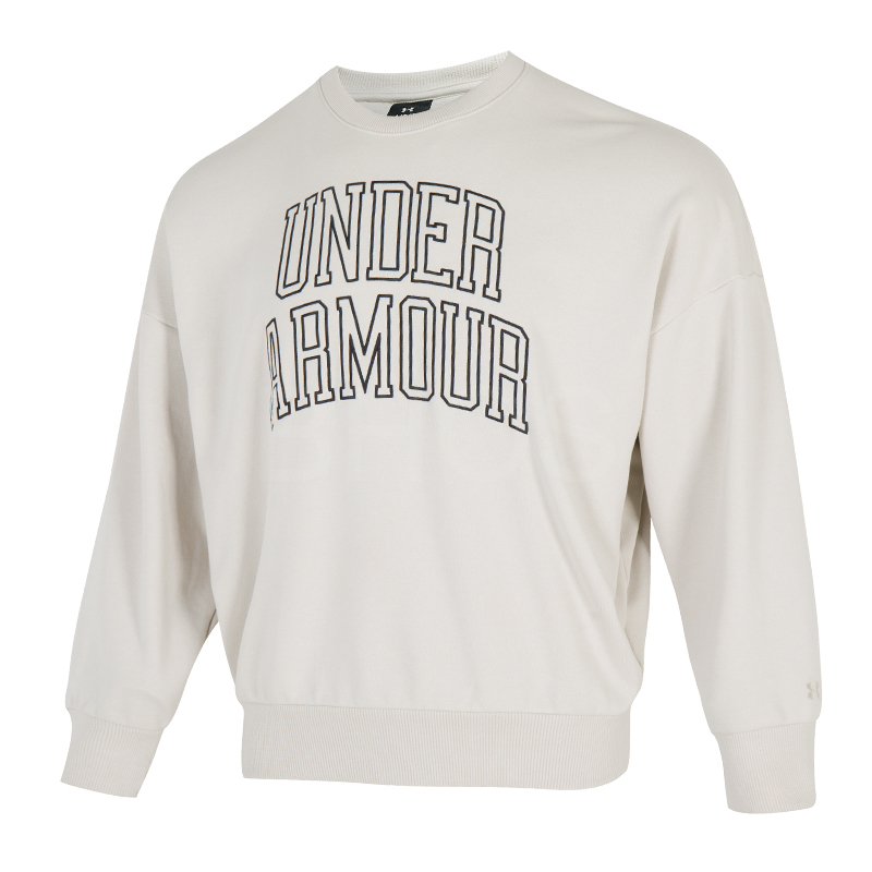 언더아머 UA Icon HWT Terry OS Crew 화이트 남