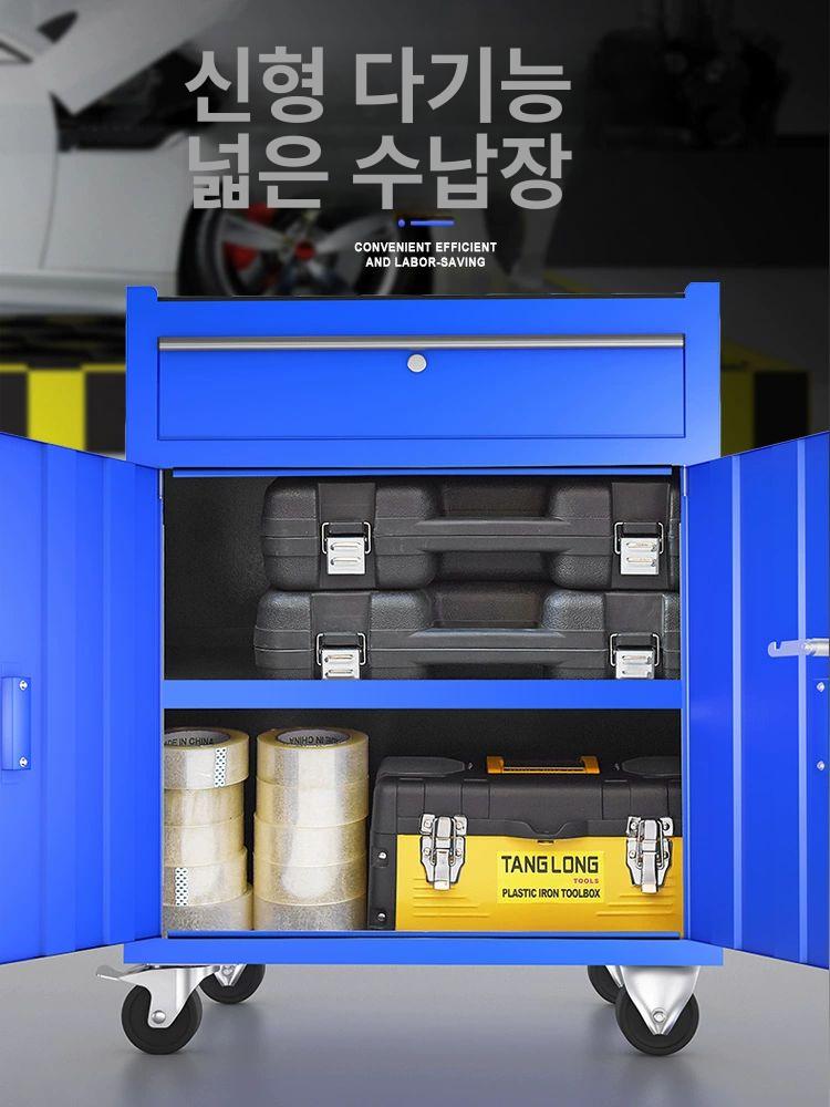 정비소 카센터 공구함 정비 공구 이동형 서랍카트 툴박스 작업대 버킷 정리함 - 상세 이미지 4