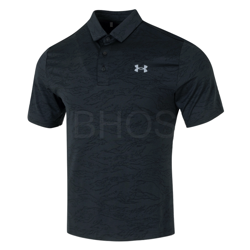 언더아머 UA Drive Jacquard Polo 블랙 남성 POL