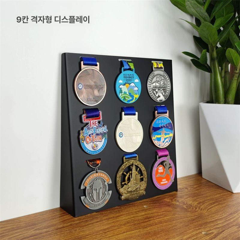 메달 보관함 전시 뱃지 케이스 거치대 프레임 보관 정리 기념 투명 진열 액자형 마라톤 - 상세 이미지 5