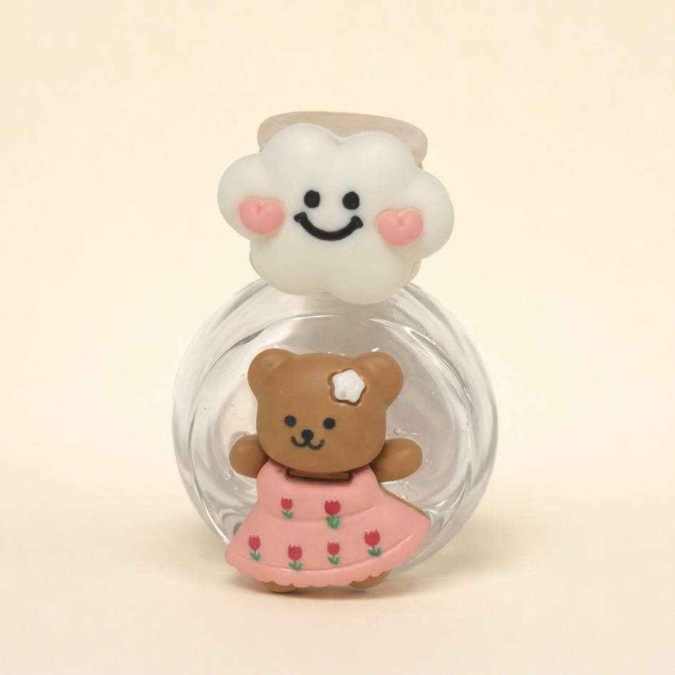 (클립형) 차량방향제 공병 봄바람 꽃순이, 10ml, 1개 - 상품 이미지