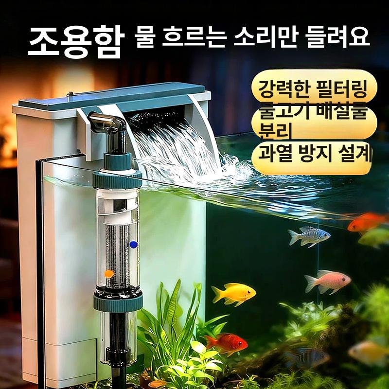 어항 여과기 물고기 필터 수질 흡입 거북이 배설물 분리기 정수 소형 어항용 외부 - 상세 이미지 2