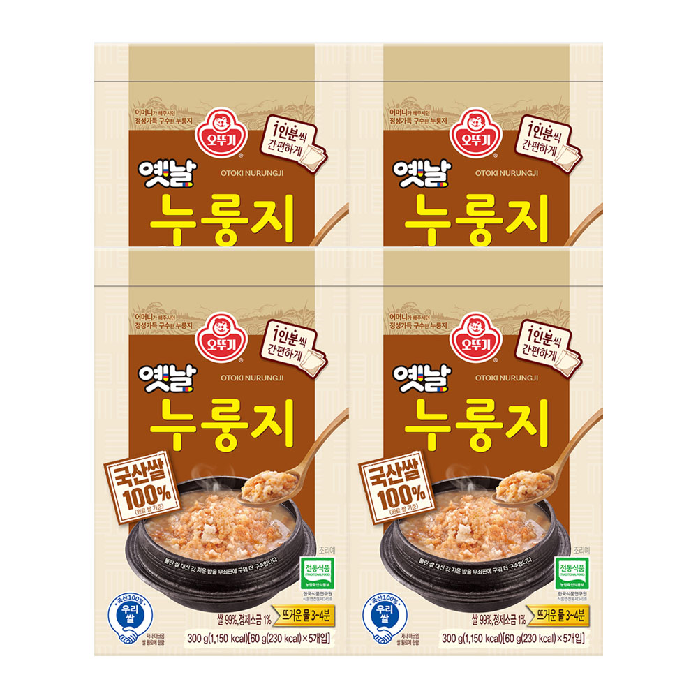 오뚜기 옛날 구수한 누룽지 국산 60g 20개 이미지 1