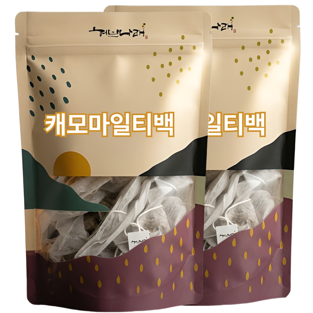 캐모마일 카모마일 차 100티백 - 상품 이미지