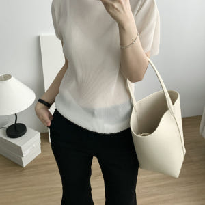 스판 카프리 데님 팬츠 슬랍 6부 7부 플레어 바이커 청바지 웨어링무드 ... 착용 후기 | 사이즈/핏 총정리 - 상품 이미지 2