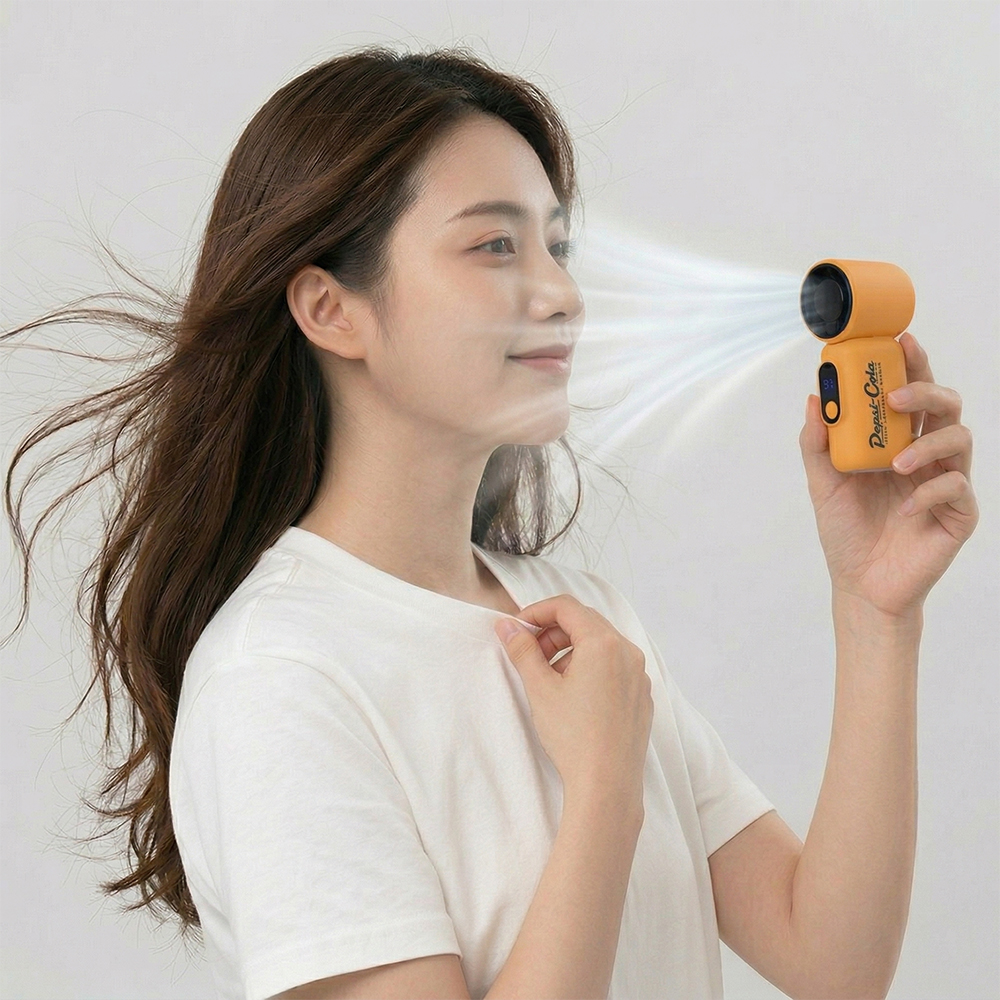 펩시 미니 선풍기 HF101T 초경량 휴대용 BLDC 손풍기 화이트 이미지 8