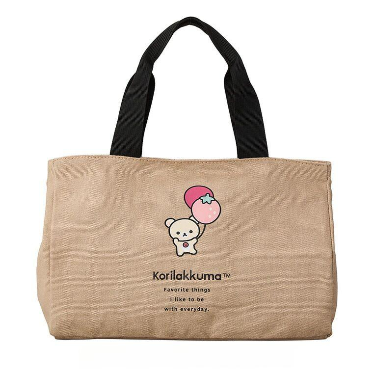 리락쿠마 Rilakkuma 미니 토트백 런치백 손잡이 귀여운 용량 약 4L 6040-RK - 상세 이미지 3