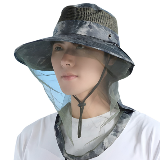 양봉 모자 낚시 벌모자 방충모 차단 방충 벌초 모기 벌 망사 방충망 벌망 여름 벌레 퇴치 - 상품 이미지