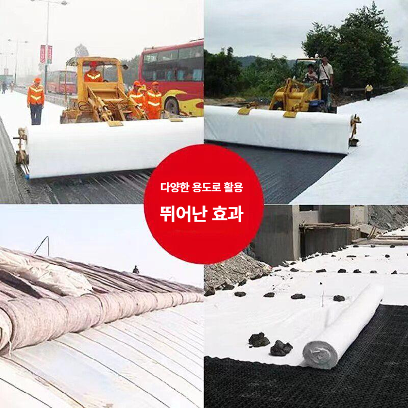 흰색 농사용 부직포 제초 잡초매트 잡초 보온재 보온덮개 못자리 백색 서리방지 마늘 농업용 - 상세 이미지 4