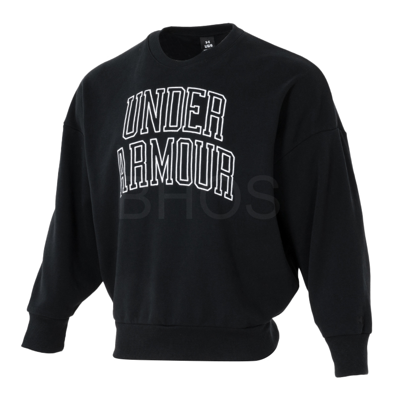언더아머 UA Icon HWT Terry OS Crew 블랙 남성