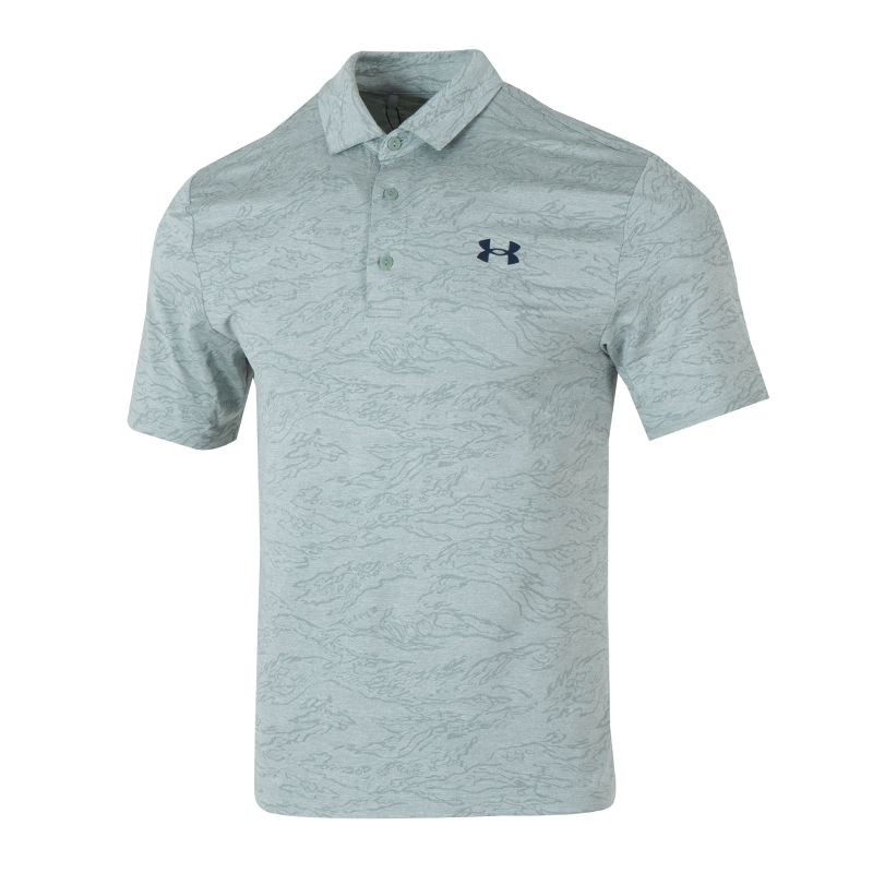 언더아머 UA Drive Jacquard Polo 그레이그린
