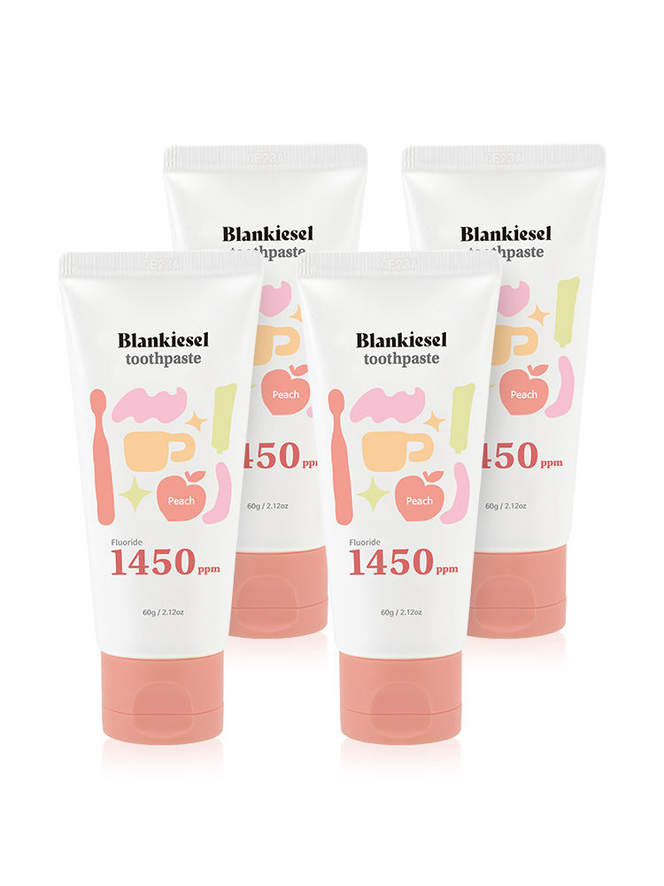 블랑키즐 키즈치약 초등학생 어린이 유아 1450ppm 고불소 샤인머스캣향 2단계 2+2 60g - 상세 이미지 2