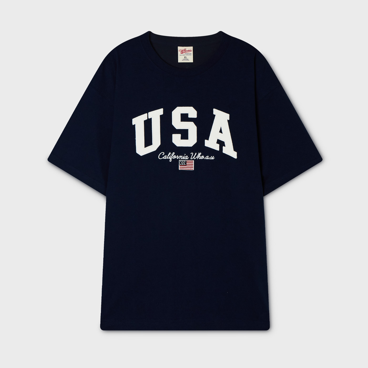 [N배송][후아유] USA 패치 반팔티(공용) / WHRAG2431U - 상세 이미지 4