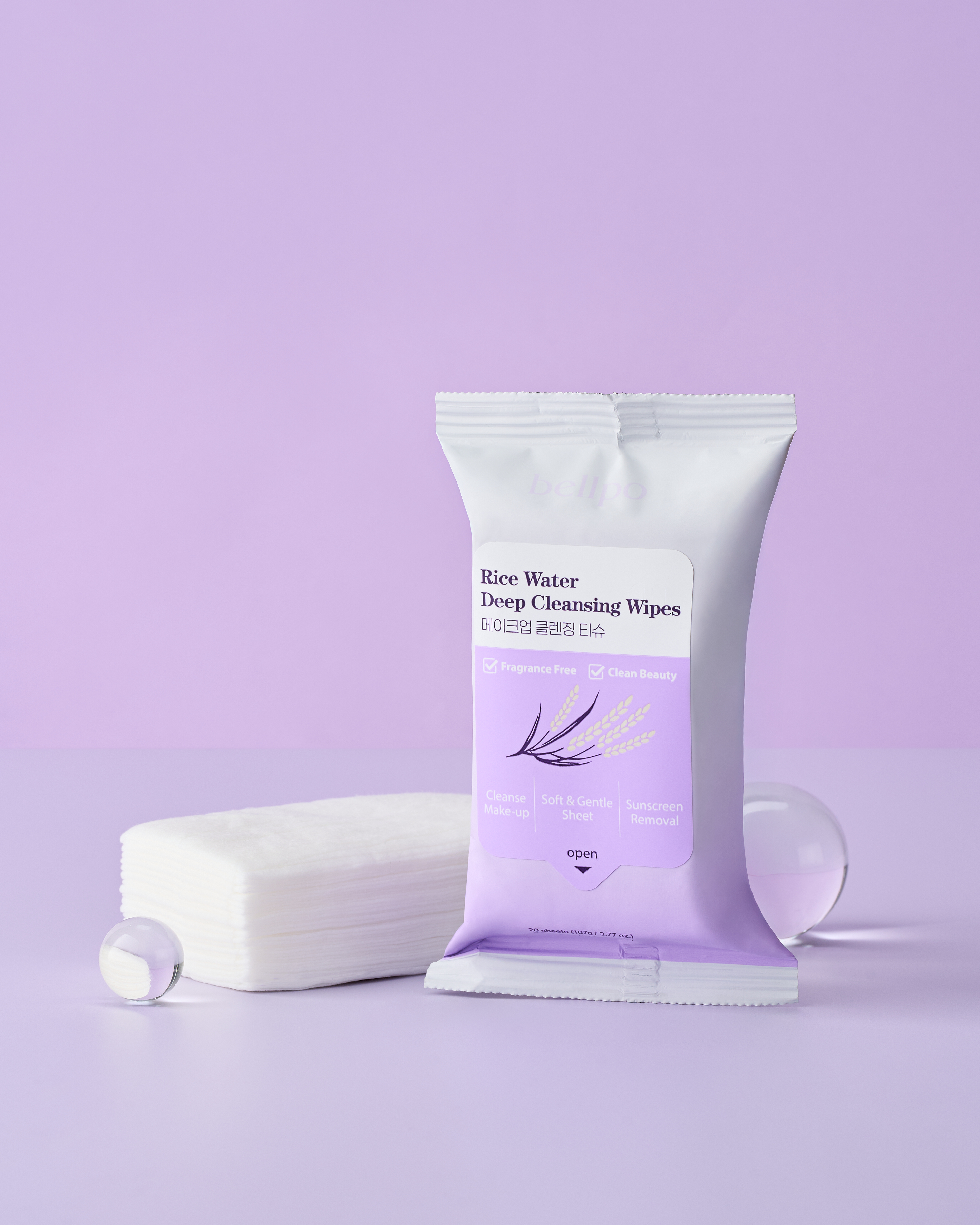 벨포 쌀겨수 딥 클렌징 티슈 20매, 1개 제품 이미지