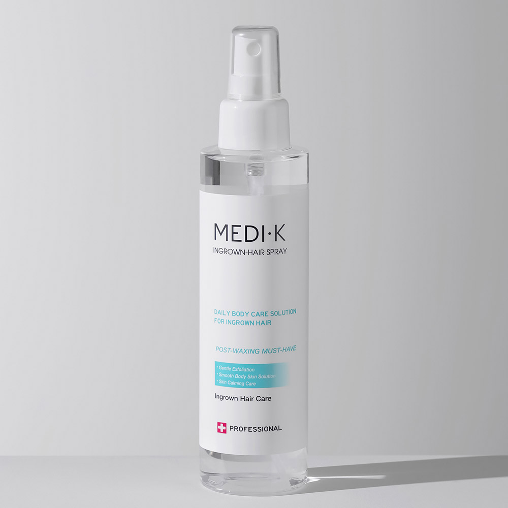 약국입점 메디케이 인그로운헤어 스프레이 대용량 150ml 제모 왁싱후 관리 진정 닭살 모공각화 브라질리언 겨드랑이 각질케어 - 상세 이미지 2