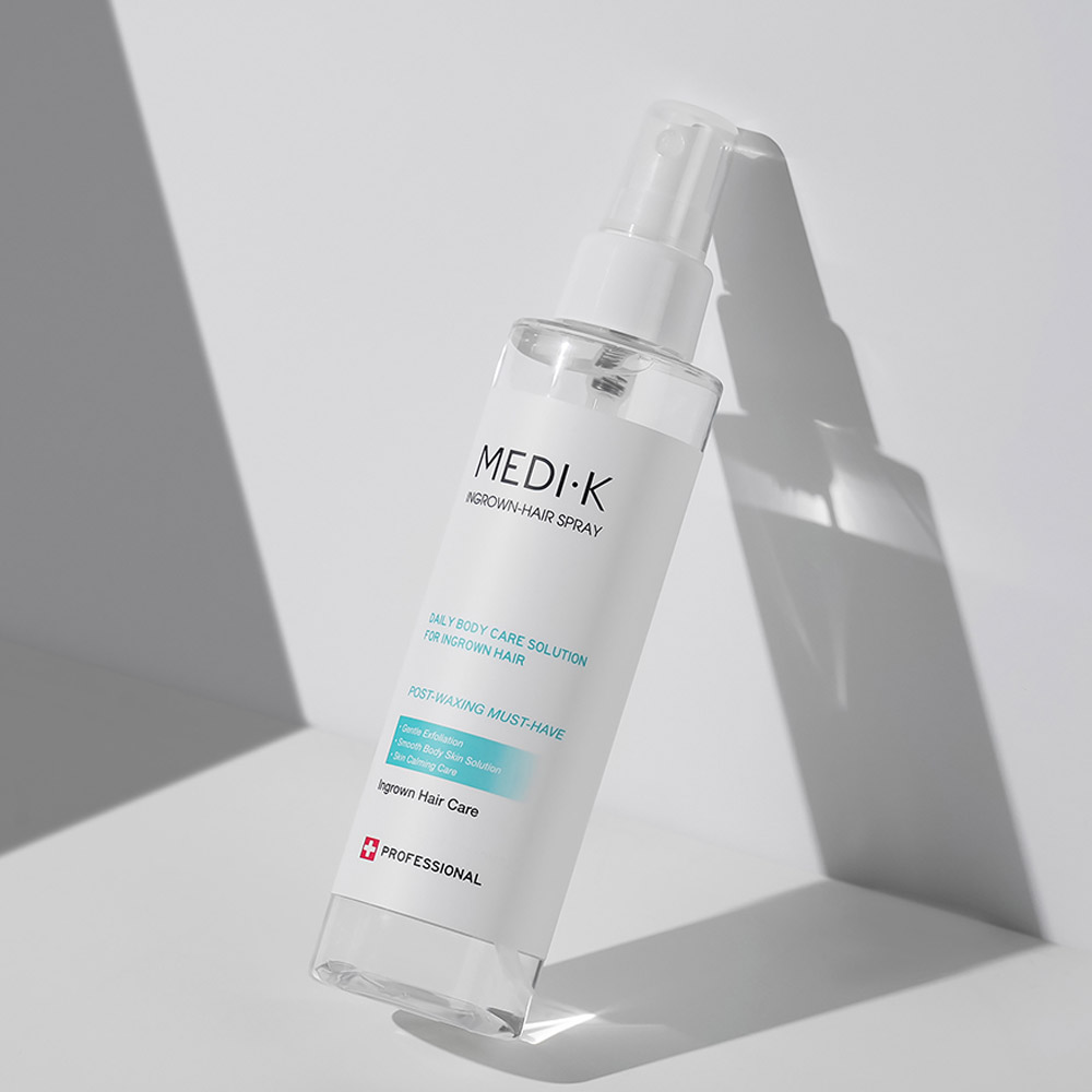 약국입점 메디케이 인그로운헤어 스프레이 대용량 150ml 제모 왁싱후 관리 진정 닭살 모공각화 브라질리언 겨드랑이 각질케어 - 상세 이미지 4