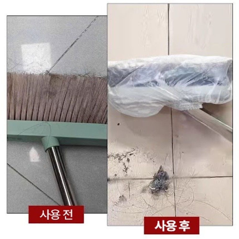 빗자루 커버 청소포 덮개 부직포 싸개 정전기 포 먼지 머리카락 제거 - 상세 이미지 3