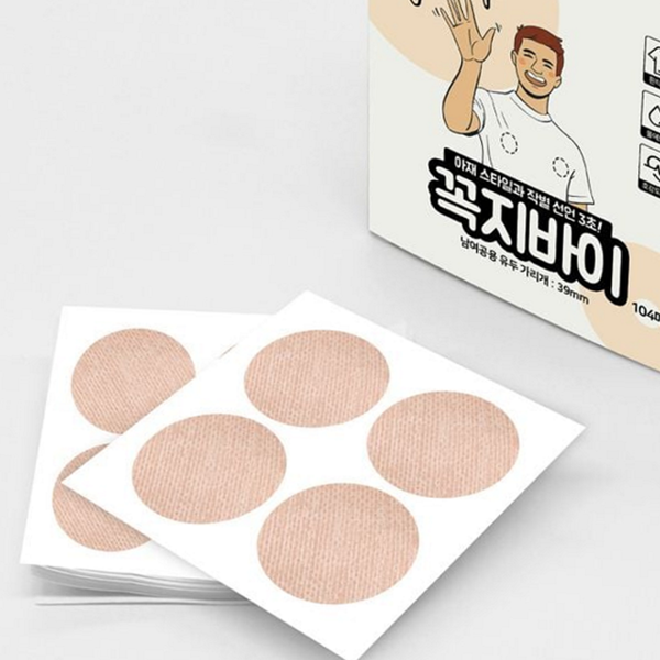 저자극 니플 패치 반창고형 유두 가리개 남녀공용 밴드 - 상품 이미지