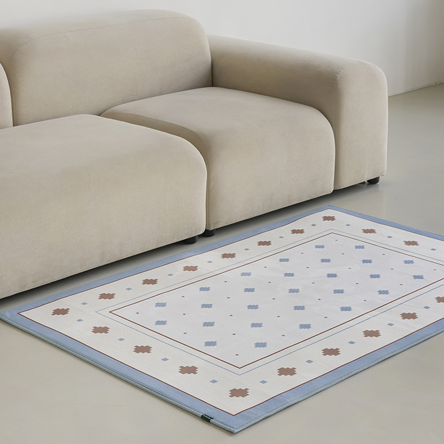 베니스맨션 소프티 발수 러그 사계절 단모 거실 침실 소프트 카페트 단일 색상, 170x230cm 이미지 7