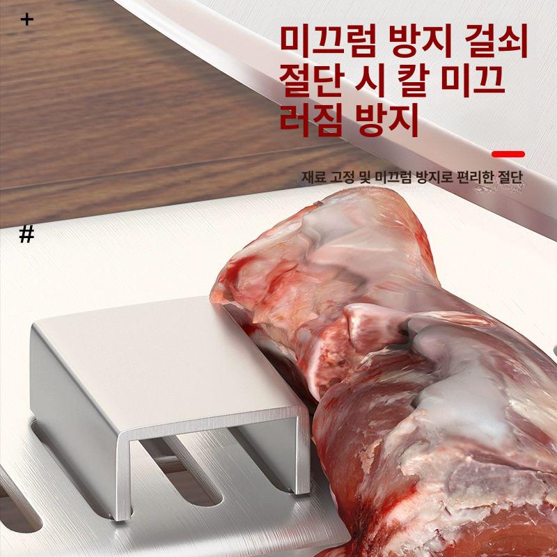 약초 작두 나무 손 절단기 가래떡 식품 쇠 철제 미니 떡 소형 건초 - 상세 이미지 4