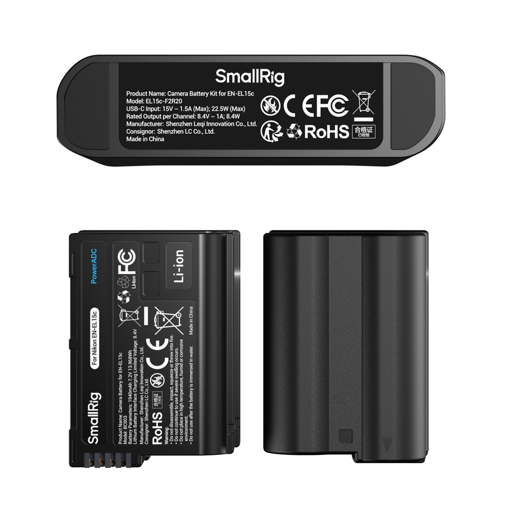 스몰리그 5486 니콘 EN-EL15c 카메라 배터리 PD 3.0 고속 충전기 키트 이미지 6