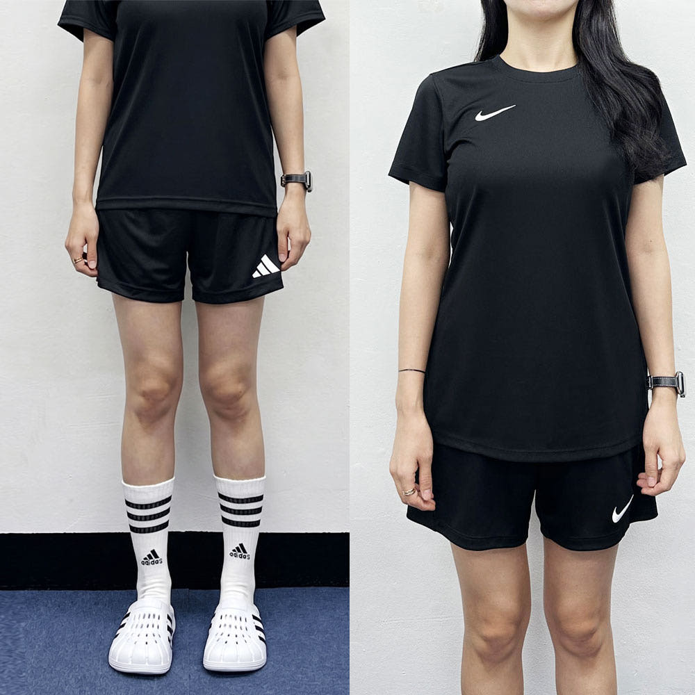 나이키 아디다스 여자 트레이닝 반바지 반팔티 가격 비교 지토스포츠 나이키 아디다스 여자 트레이닝 반바지 반팔티