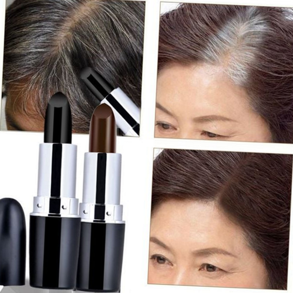 매니큐어 새치 커버 스틱 휴대용 헤어라인 커버 스틱 부분 염색 - 상품 이미지