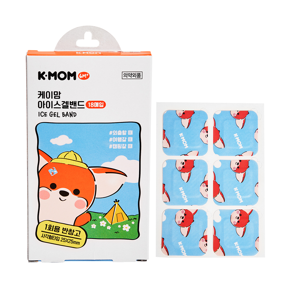 케이맘 아이스겔 밴드 고기능성 하이드로겔(1BOX 18매) 이미지 6