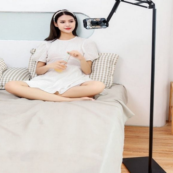 자유 거치대 투인원 스마트폰 스탠드 휴대폰 침대용 - 상품 이미지