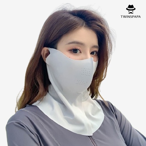 UV차단 풀커버형 여성 얼굴 햇빛가리개 마스크(P0000UED/2+2) - 메인 이미지