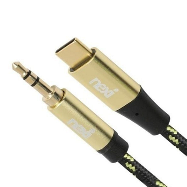 3.5mm c 타입 오디오 케이블 차량용 오디오 변환 케이블 고음질 - 상품 이미지
