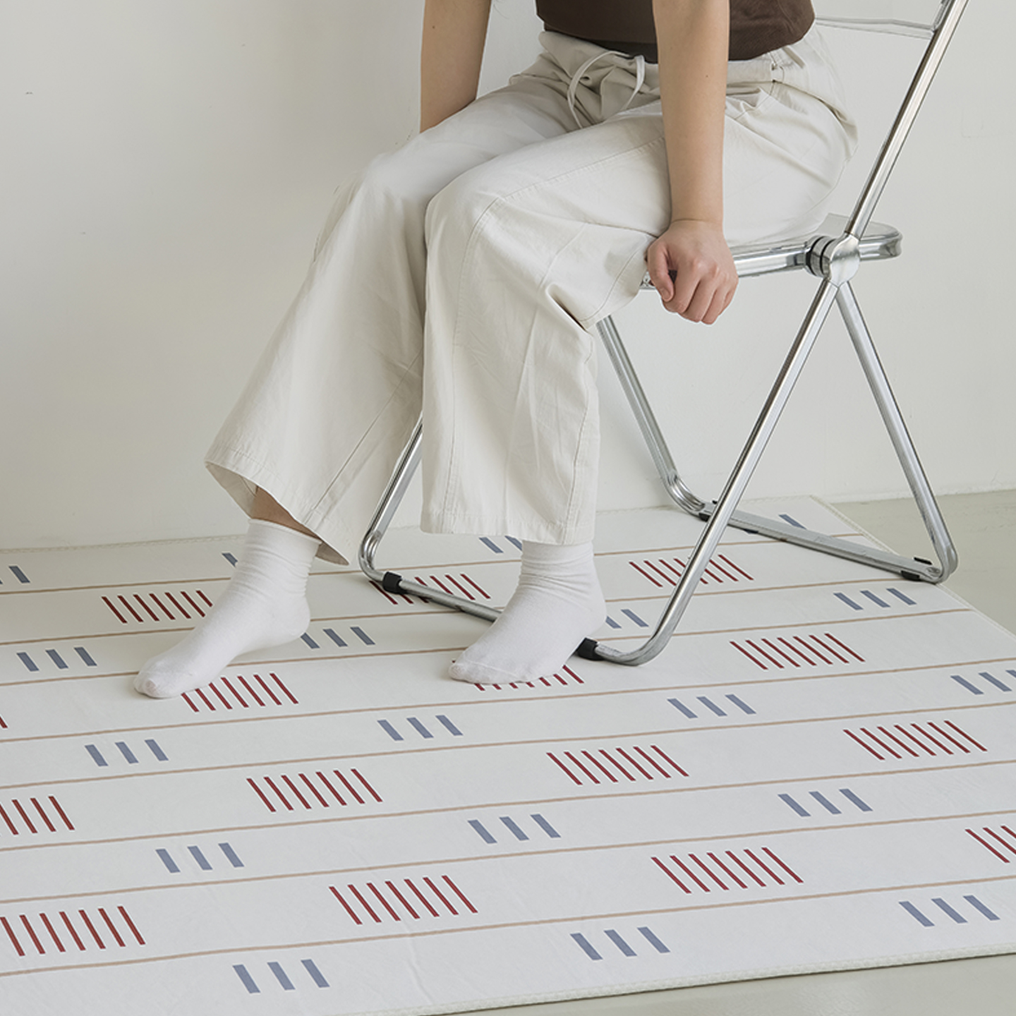 브릭샌드 소프티 발수 러그 사계절 단모 거실 침실 소프트 카페트 단일 색상, 170x230cm - 상세 이미지 5