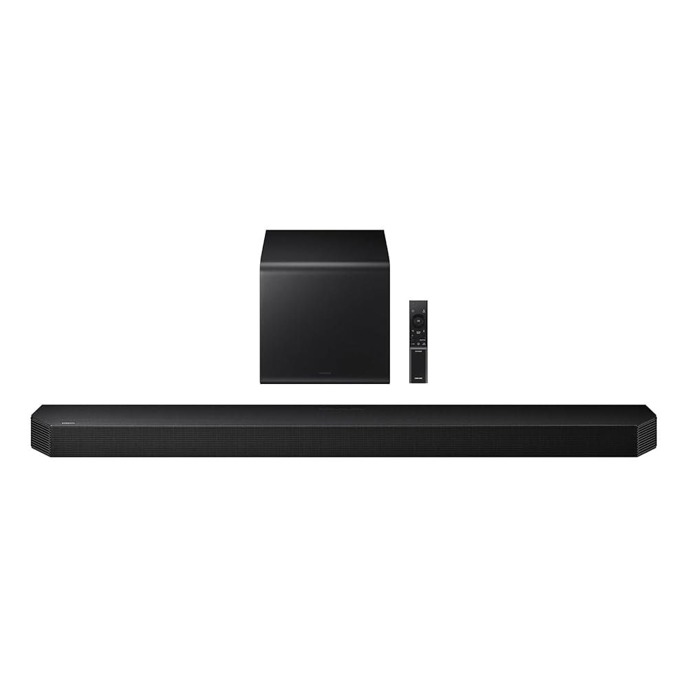 삼성 Q 시리즈 사운드바(HW-Q800H, 2026 모델) 5.1.2ch, 컴팩트 서브우퍼 Q800H Soundbar Black - 상품 이미지