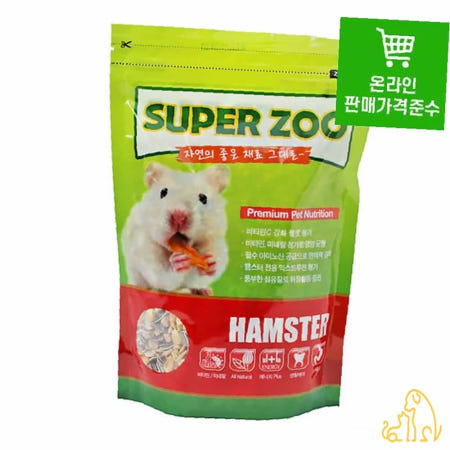 [멍냥펫츠협력사]lucky 슈퍼주 햄스터사료 (600g) 햄스터곡식