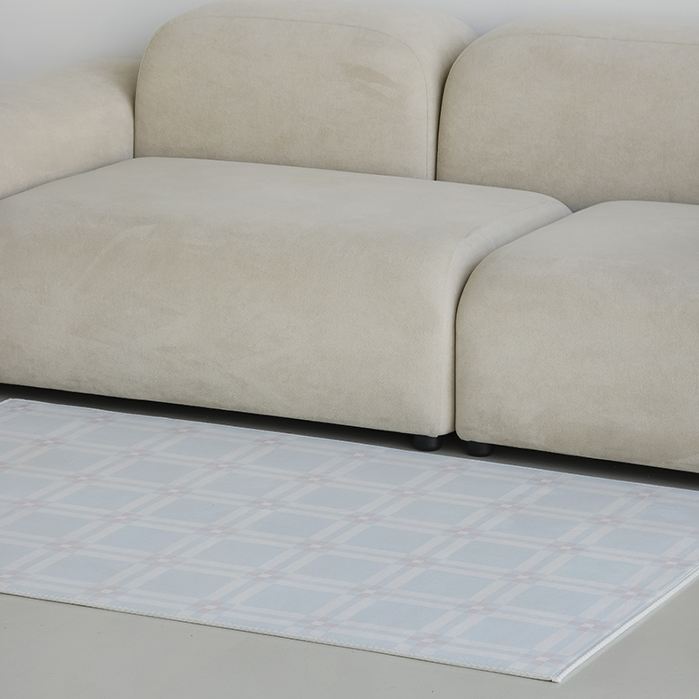 페어리타일 소프티 발수 러그 사계절 단모 거실 침실 소프트 카페트 단일 색상, 150x200cm - 상세 이미지 3