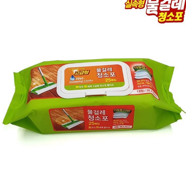 다목적 물걸레 청소포 고급형 대형 물걸레 청소포 일회용 습식 바닥 - 상품 이미지