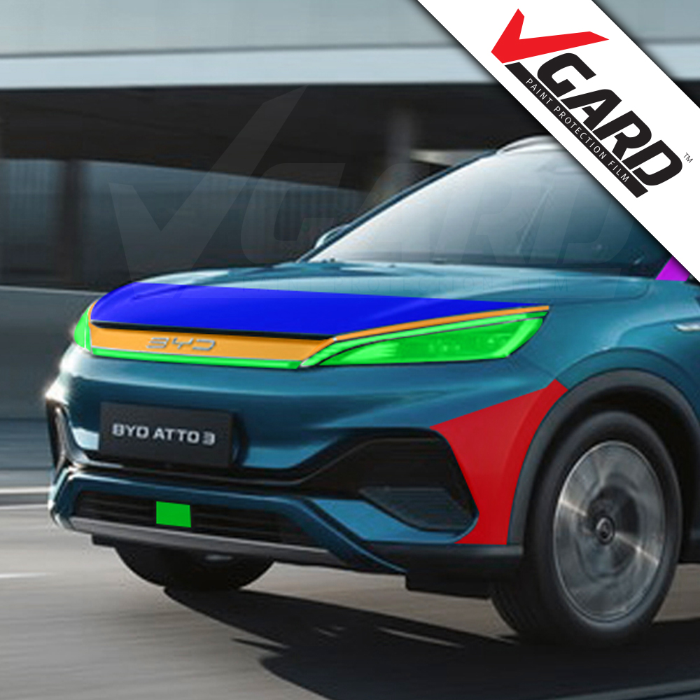 BYD 아토3 PPF필름 ABC필러 부분구매 브이가드 - 상품 이미지