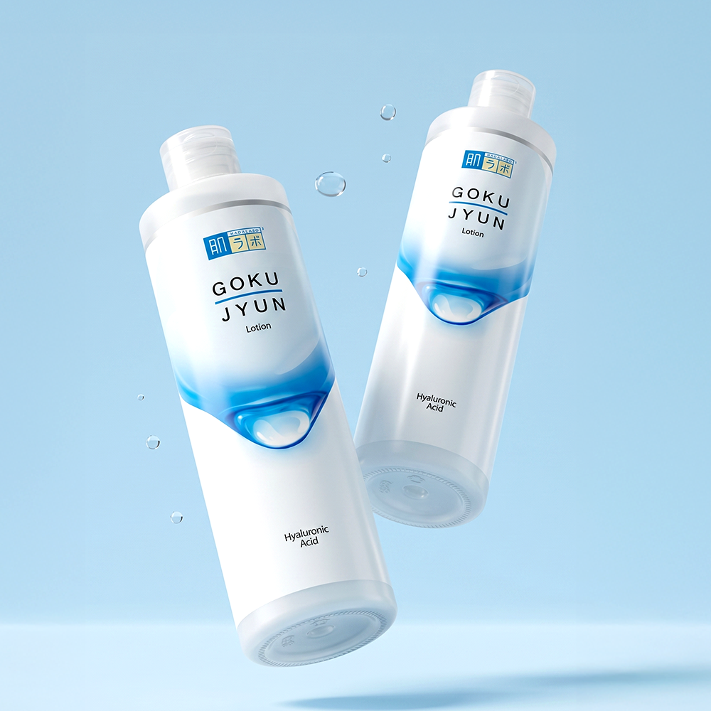 [증정/리본장바구니] 하다라보 고쿠쥰 2종 세트, 로션 300ml + 밀크 140ml - 상세 이미지 5