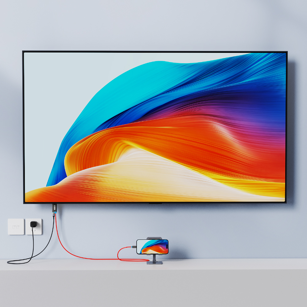 케이블타임 4K 144Hz C타입 HDMI PD 충전 미러링 케이블 블랙, 1개, 2m - 상세 이미지 4