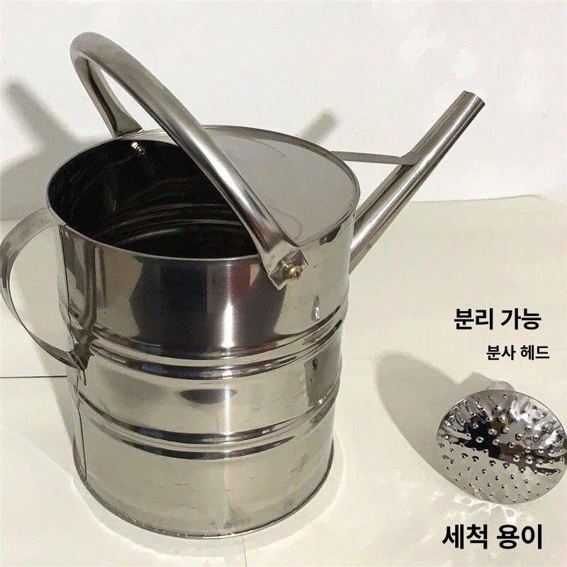 물뿌리개 물조리개 식물 스테인레스 대용량 농업용 정원 가드닝 양철 플라스틱 - 상세 이미지 2