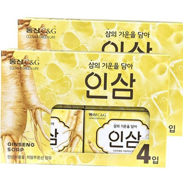 순한 인삼 세안 비누 천연 살구 비누 클렌징 촉촉 보습 - 상품 이미지