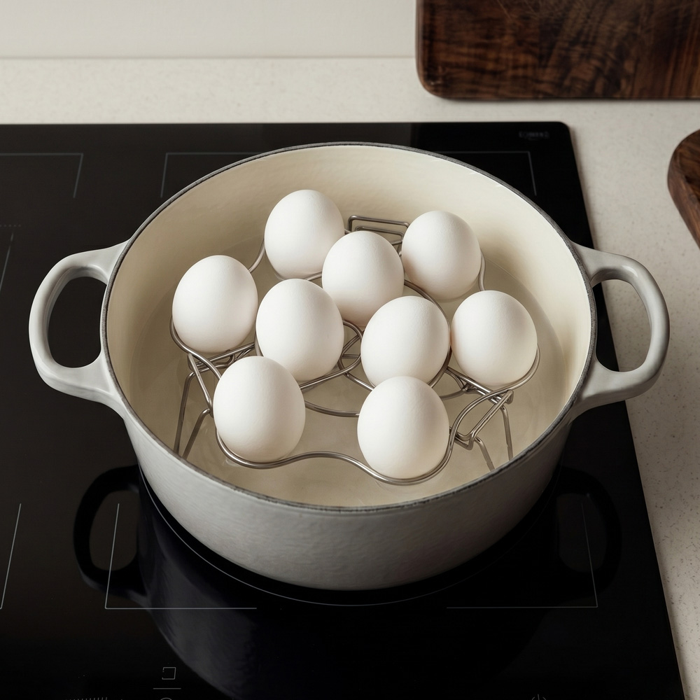 주방 스테인리스 찜판 찜기 찜채반 삼발이 스티머 스텐 접이식 찜 받침대 - 상세 이미지 5