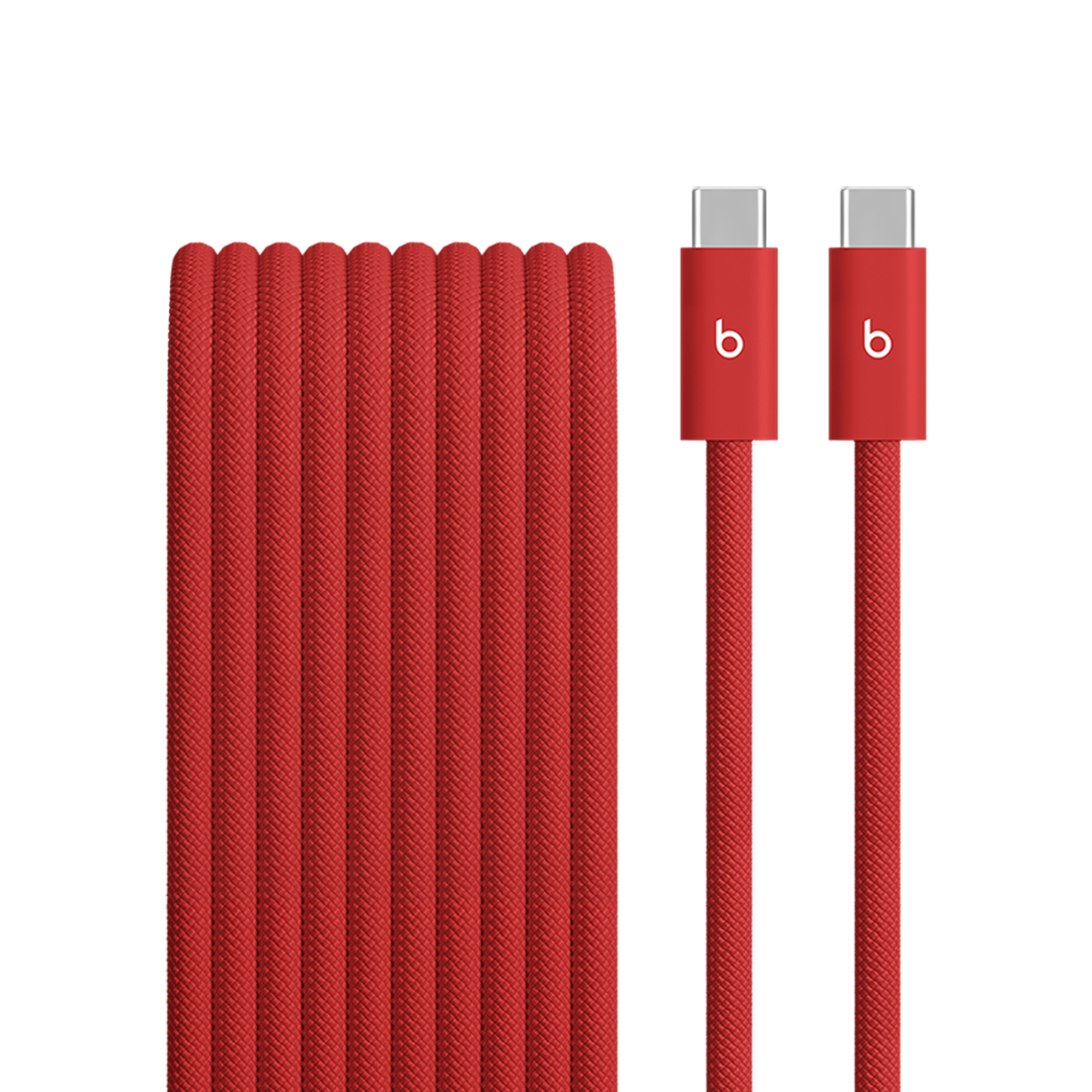 Beats 비츠 240W USB-C 브레이드 케이블 래피드 레드, 1개, 3m - 상품 이미지