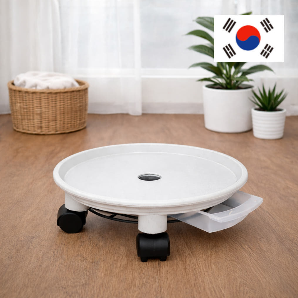 튼튼한 화분받침대바퀴 원형 1호 이동식 대형 물받침대 가격 비교 플라팜 튼튼한 화분받침대바퀴 원형 1호 이동식 대형 물받침대