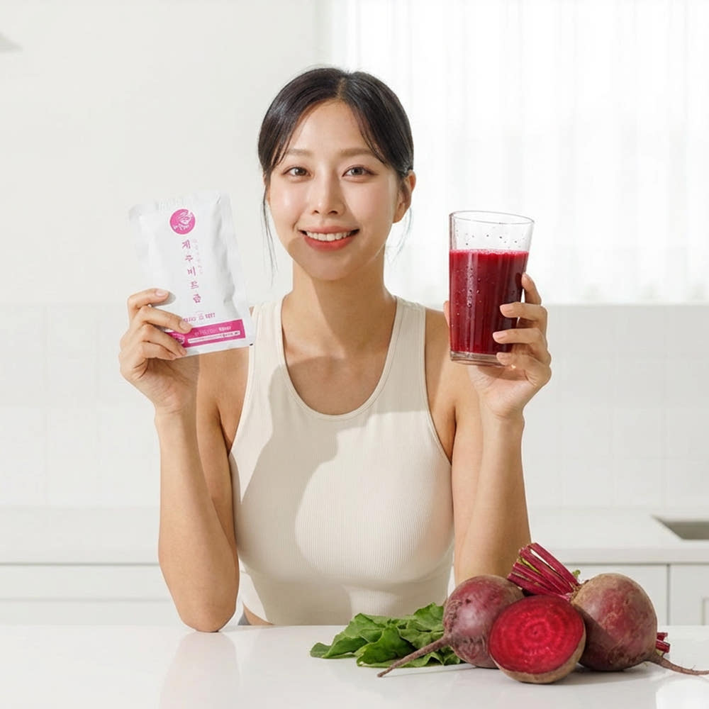 NFC착즙 100% 제주 레드비트즙 저온 살균 착즙 100ml, 30포, 1개 - 상세 이미지 4