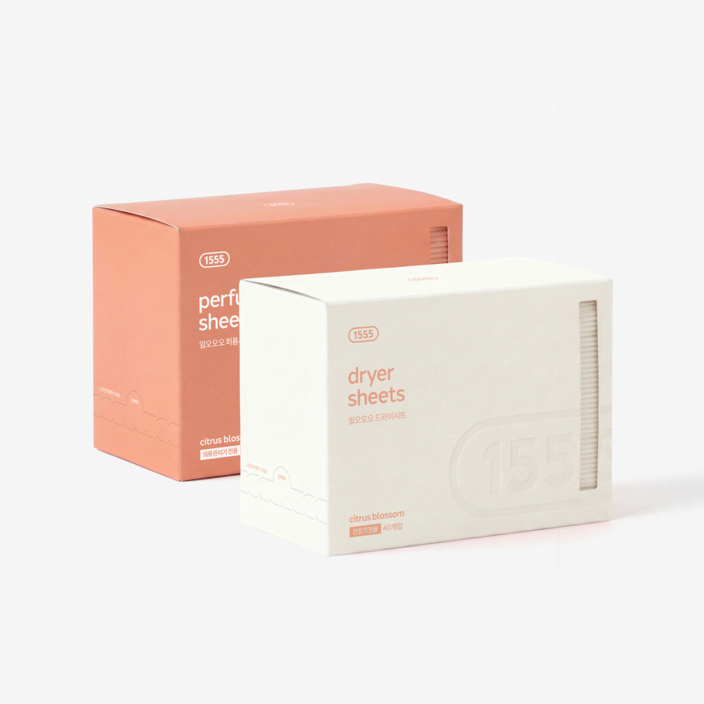ELLE x 1555 소프소프 건조기 & 의류관리기 세트 (드라이시트 40매 + 퍼퓸시트 40매) - 상세 이미지 2
