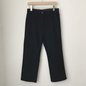 [S-2XL/키작녀] 쫀쫀 사방스판 카프리팬츠 8부 9부 슬랙스 착용 후기 | 사이즈/핏 총정리 - 상품 이미지 4