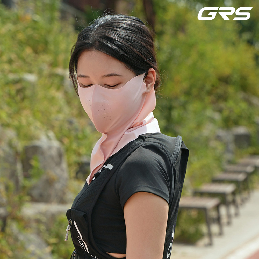 GRS UV 자외선 차단 얼굴 햇빛가리개 골프 러닝 안면 마스크 - 상품 이미지