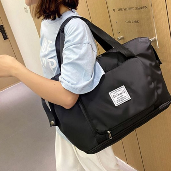 접이식 여행용 보스턴 백 기내용 캐리어 보조 가방 데일리 대용량 - 상품 이미지