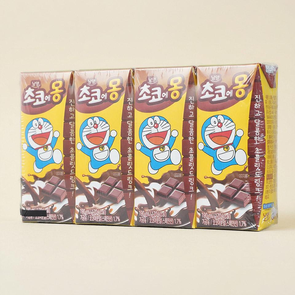 메가마트 남양 초코에몽 초코렛드링크 180mlx4 - 상세 이미지 2